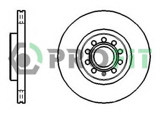 Тормозной диск PROFIT 5010-1305