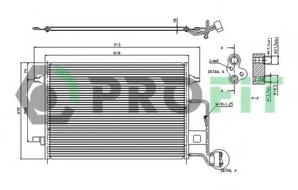 Конденсатор, кондиционер PROFIT PR 9540C1