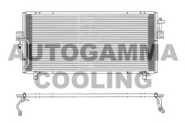 Конденсатор, кондиционер AUTOGAMMA 102726