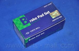 Комплект тормозных колодок, дисковый тормоз PARTS-MALL PKB-034