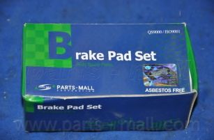 Комплект тормозных колодок, дисковый тормоз PARTS-MALL PKC-001