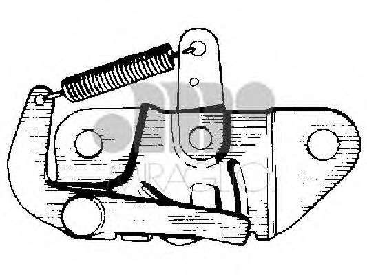 Замок капота MIRAGLIO 37/118