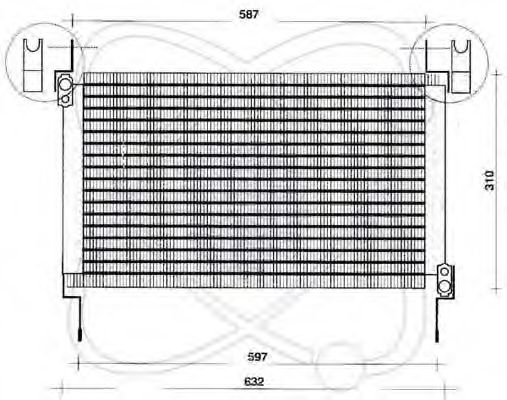 Конденсатор, кондиционер ELECTRO AUTO 30F0007