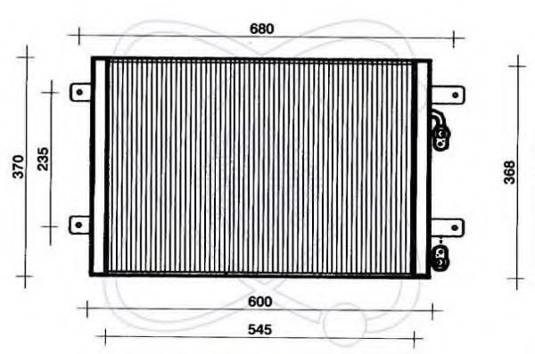 Конденсатор, кондиционер ELECTRO AUTO 30G0003