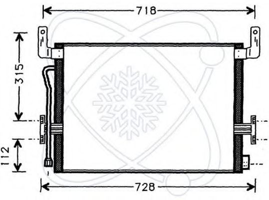 Конденсатор, кондиционер CALSONIC KANSEI RE5013