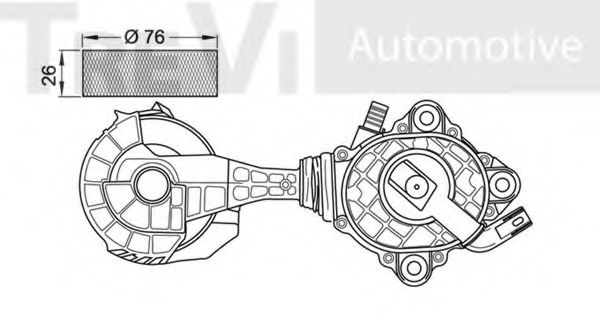Натяжная планка, поликлиновой ремень TREVI AUTOMOTIVE A2021