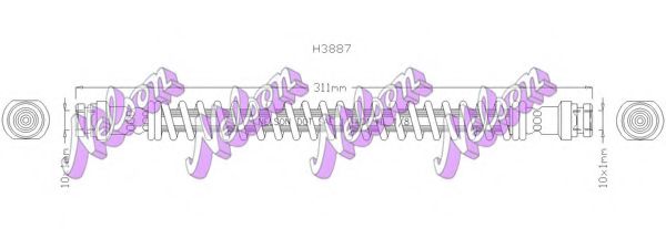 Тормозной шланг Brovex-Nelson H3887