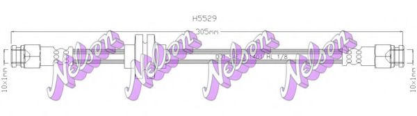 Тормозной шланг Brovex-Nelson H5529