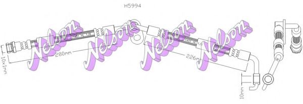 Тормозной шланг Brovex-Nelson H5994