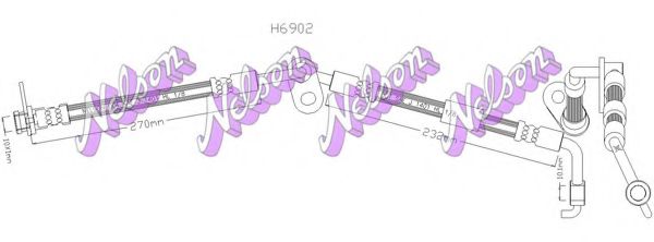 Тормозной шланг Brovex-Nelson H6902