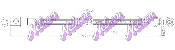 Тормозной шланг Brovex-Nelson H7035