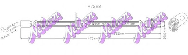 Тормозной шланг Brovex-Nelson H7228