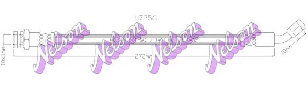 Тормозной шланг Brovex-Nelson H7256