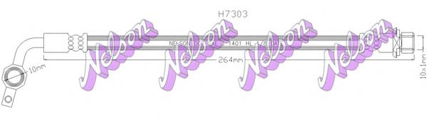 Тормозной шланг Brovex-Nelson H7303