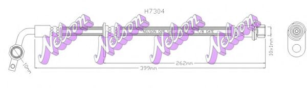 Тормозной шланг Brovex-Nelson H7304