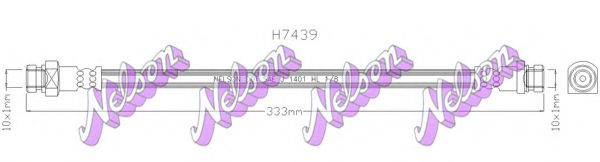 Тормозной шланг Brovex-Nelson H7439