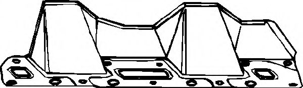 Прокладка, выпускной коллектор WILMINK GROUP WG1194199