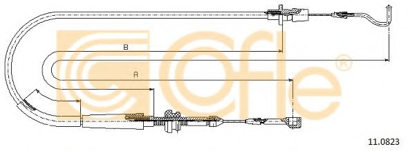 Тросик газа COFLE 11.0823