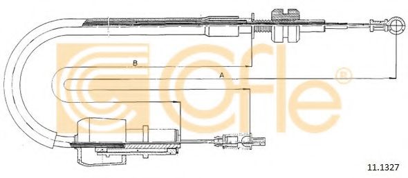 Тросик газа COFLE 11.1327