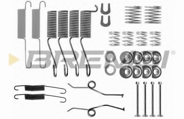 Комплектующие, тормозная колодка BREMSI SK0697