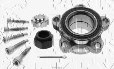 Комплект подшипника ступицы колеса KEY PARTS KWB862