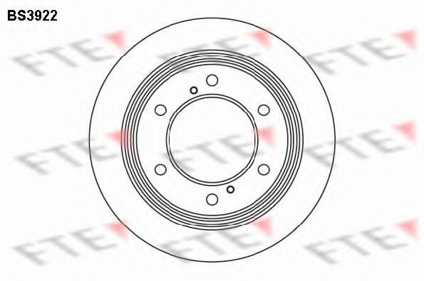Тормозной диск FTE BS3922