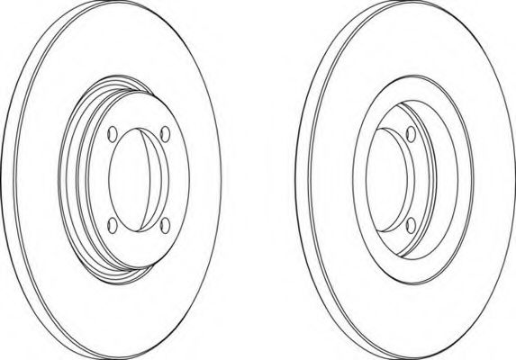 Тормозной диск JURID 8290157