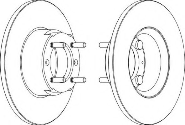 Тормозной диск FERODO DDF530-1