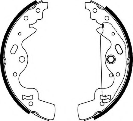 Комплект тормозных колодок FERODO FSB651