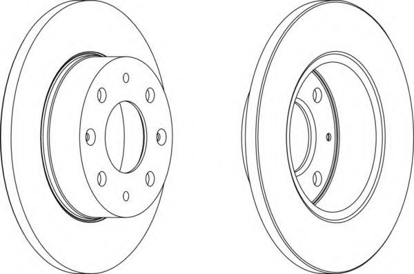 Тормозной диск FERODO DDF112