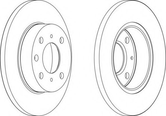 Тормозной диск FERODO DDF203