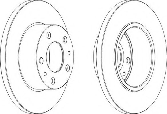 Тормозной диск FERODO FCR195A