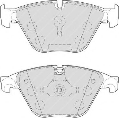 Комплект тормозных колодок, дисковый тормоз FERODO FSL4382