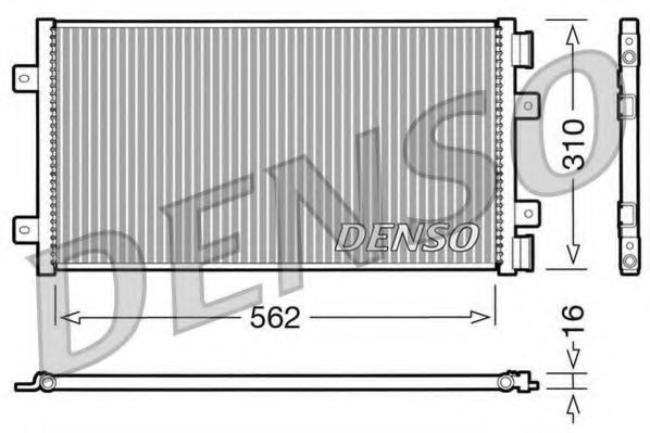 Конденсатор, кондиционер DENSO DCN09101