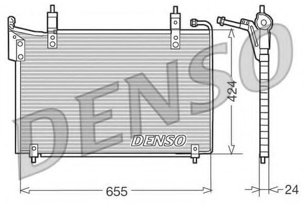 Конденсатор, кондиционер DENSO DCN11005