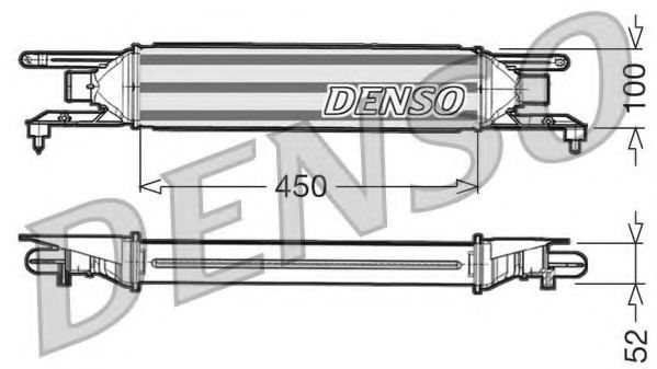 Интеркулер DENSO DIT09106