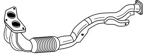 Труба выхлопного газа AKS DASIS SG37108
