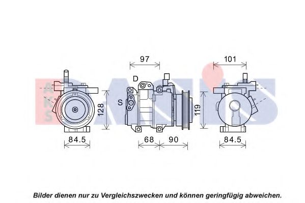Компрессор, кондиционер AKS DASIS 852837N