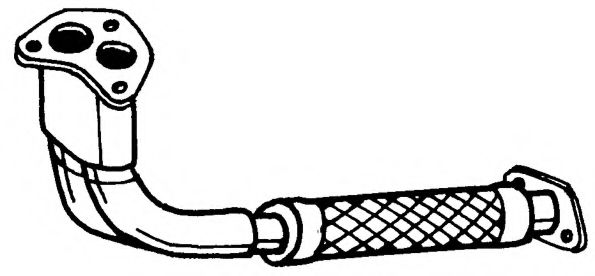 Труба выхлопного газа AKS DASIS SG34101