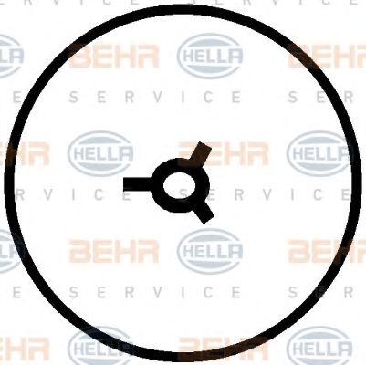 Компрессор, кондиционер BEHR HELLA SERVICE 8FK351134171