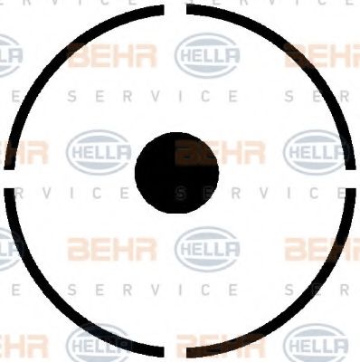 Компрессор, кондиционер BEHR HELLA SERVICE 8FK351176501