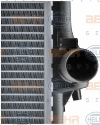 Радиатор, охлаждение двигателя BEHR HELLA SERVICE 8MK376713081