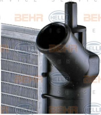 Радиатор, охлаждение двигателя BEHR HELLA SERVICE 8MK376713571