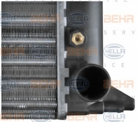 Радиатор, охлаждение двигателя BEHR HELLA SERVICE 8MK376715221