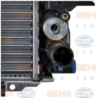 Радиатор, охлаждение двигателя BEHR HELLA SERVICE 8MK376715261