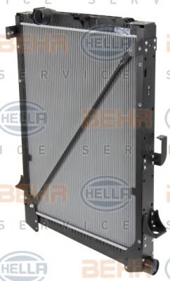 Радиатор, охлаждение двигателя BEHR HELLA SERVICE 8MK376751754
