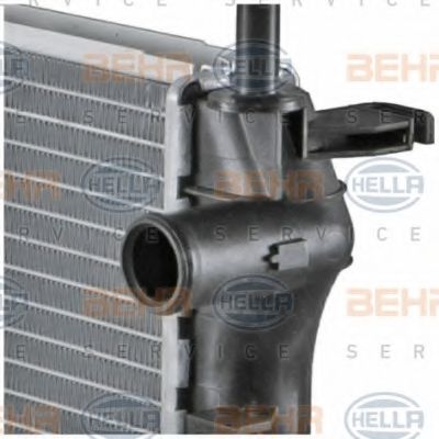 Радиатор, охлаждение двигателя BEHR HELLA SERVICE 8MK376755281