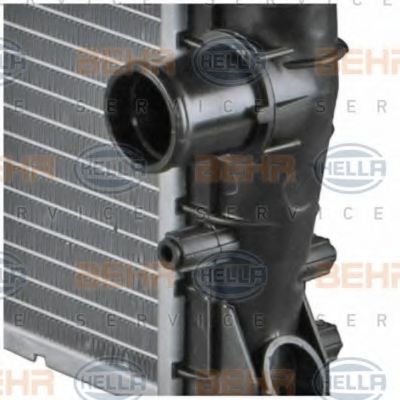Радиатор, охлаждение двигателя BEHR HELLA SERVICE 8MK376766114