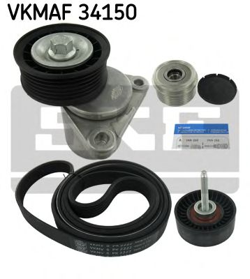 Поликлиновой ременный комплект SKF VKMAF 34150