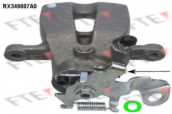 Тормозной суппорт FTE RX349807A0